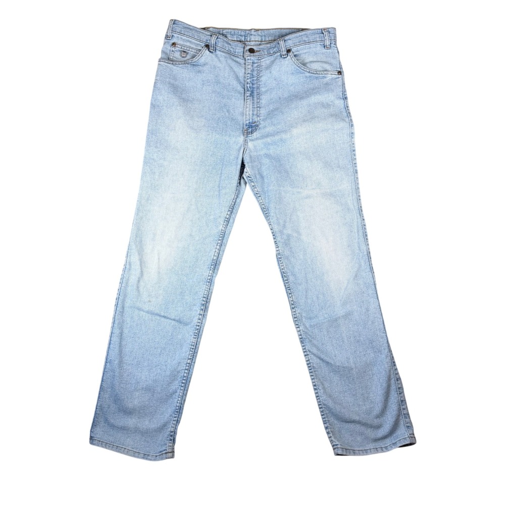 Vintage Levis 541 Relaxed Fit Light Wash Blue Jeans Mens 35x30 90s Mexico